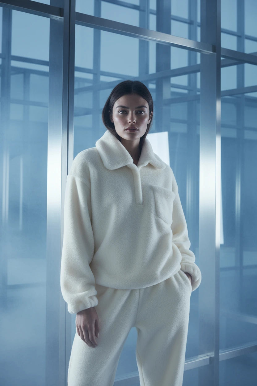 Grizz Ice Beige Woman Polo