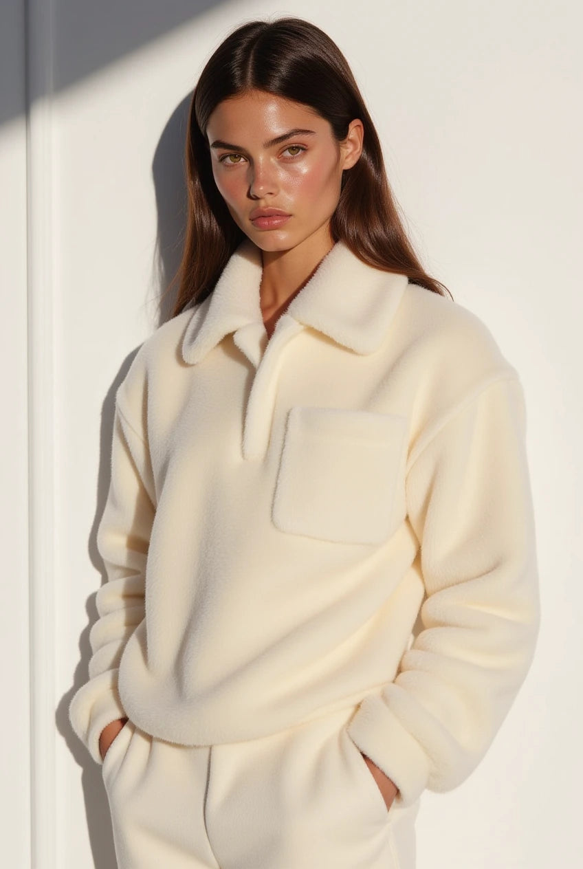 Grizz Ice Beige Woman Polo