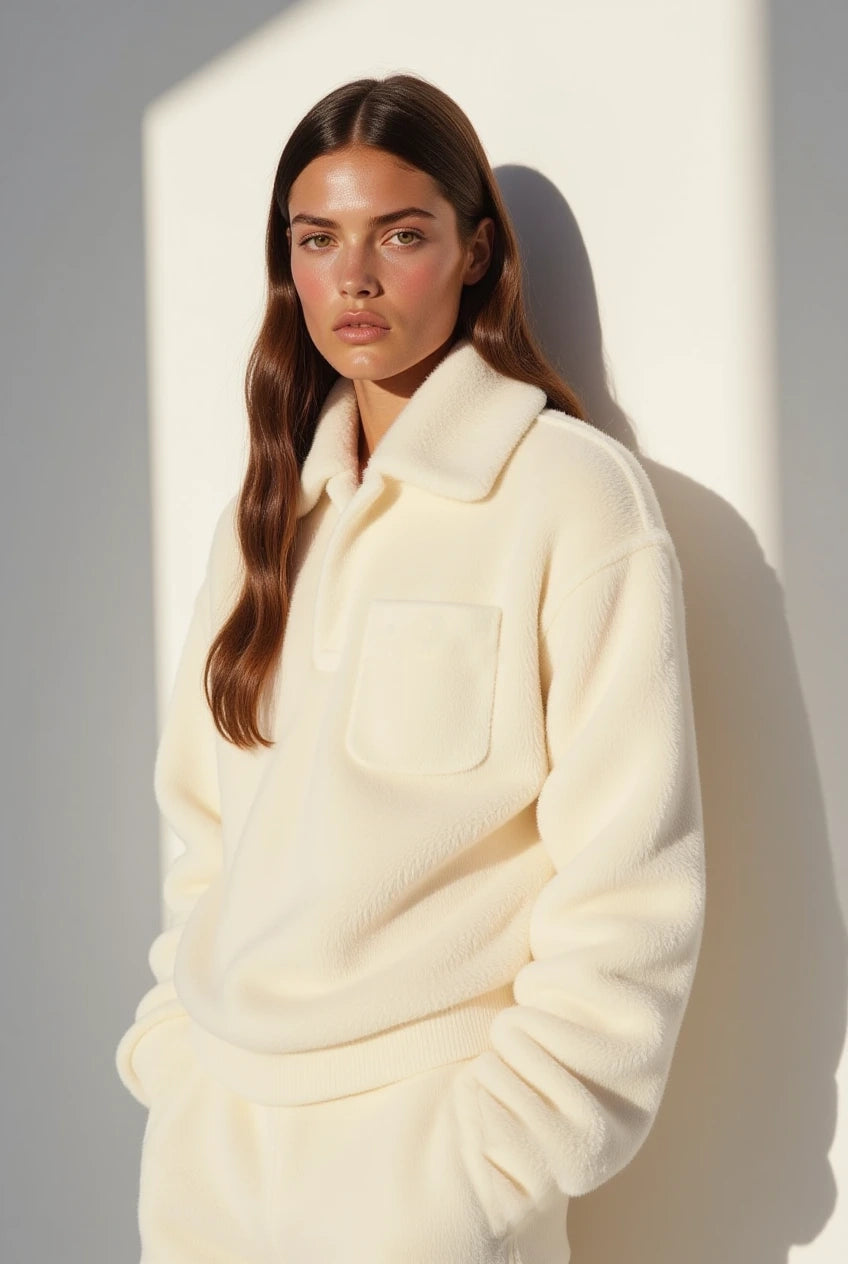 Grizz Ice Beige Woman Polo